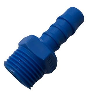 Male thread 1/2" x hose tail 12mm