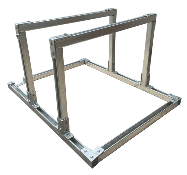 500L Flat Tank Retaining Frame