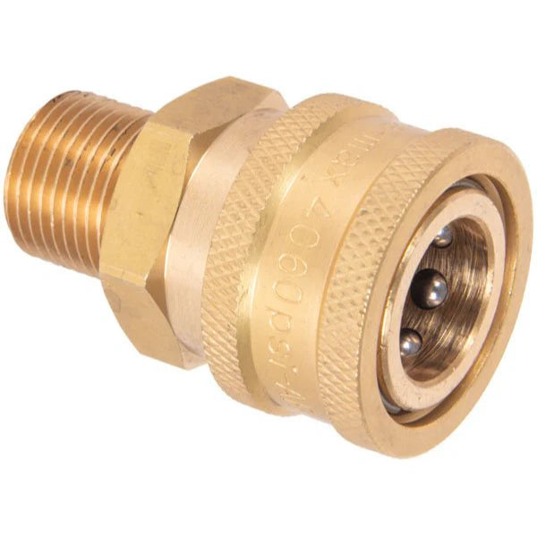 MIDI Brass Quick Release Coupling 14.8 With 3/8" BSP Male