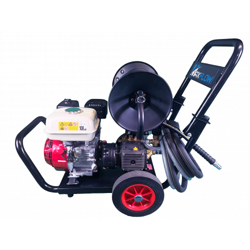 Semi-Industrial Pressure Washer - Honda GX200 14 LPM Compact Frame with reel
