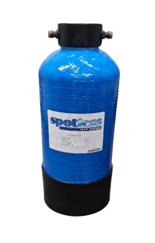 Resin Vessel Blue Filled With MB115 Resin