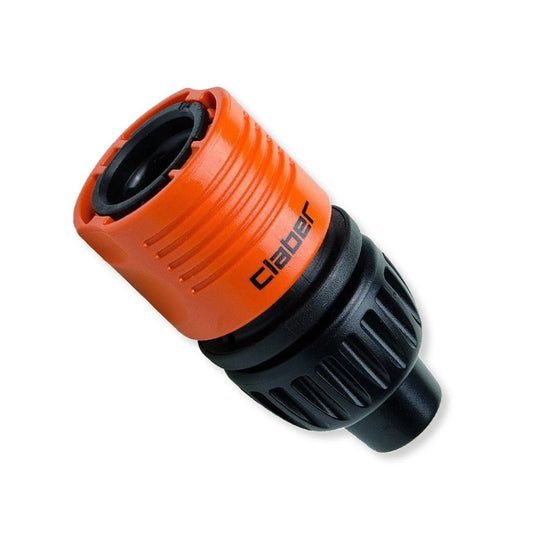 Claber 8mm Hose Connector with AQUASTOP