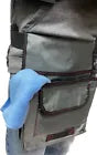 Heavy Duty Pouch with Large Double Pocket, Front and Back Pocket