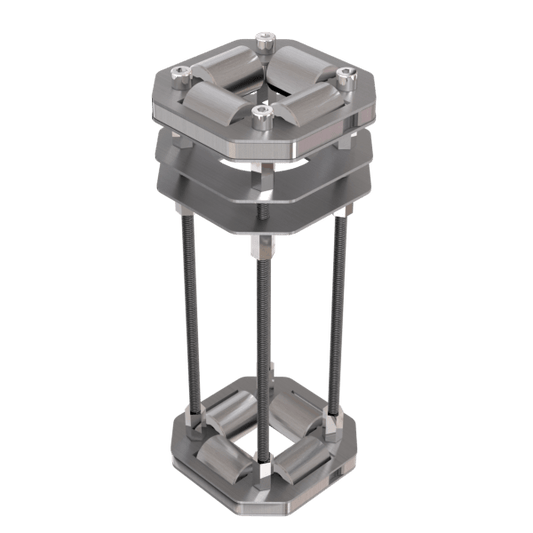 PowerUP Security Pulley Through Floor Roller Guide 4-Way