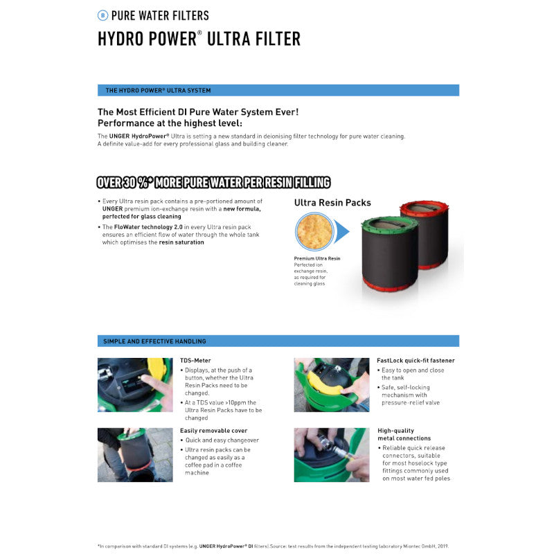 Unger HydroPower DI ULTRA Single Resin Pack