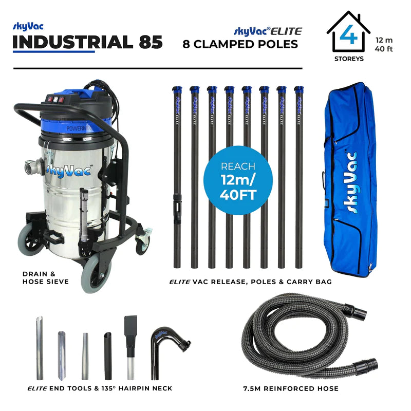 Sky Vac Industrial Gutter Cleaning Bundle