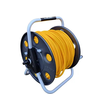 Metal Claber Reel With 100m yellow hose – Spotless Window Cleaning Supplies  Ltd