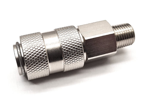 P19 Female Coupler with 1/4" BSPT Male Thread