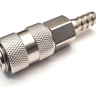 P19 Female Coupler with 1/4" (6mm) Hosetail