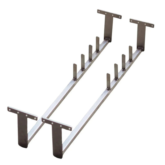 Stainless Steel Adjustable 4-pole rack (2 x racks included)