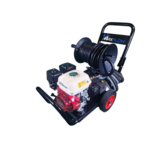 Semi-Industrial Pressure Washer - Honda GX200 14 LPM Compact Frame with reel