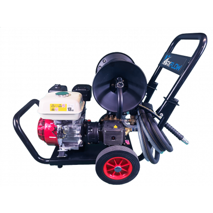 Semi-Industrial Pressure Washer - Honda GX200 14 LPM Compact Frame with reel