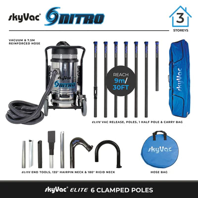 Sky Vac Nitro Gutter Cleaning Bundle