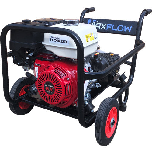 Industrial Pressure Washer - Honda GX390 21 LPM Comet Pump Trolley Frame Electric Start Option
