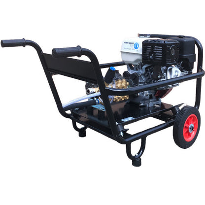 Industrial Pressure Washer - Honda GX390 21 LPM Comet Pump Trolley Frame Electric Start Option
