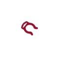 Red Locking Clip for Push-Fit T-Connector