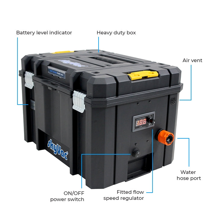 SkyVac Soft Wash Pump Box