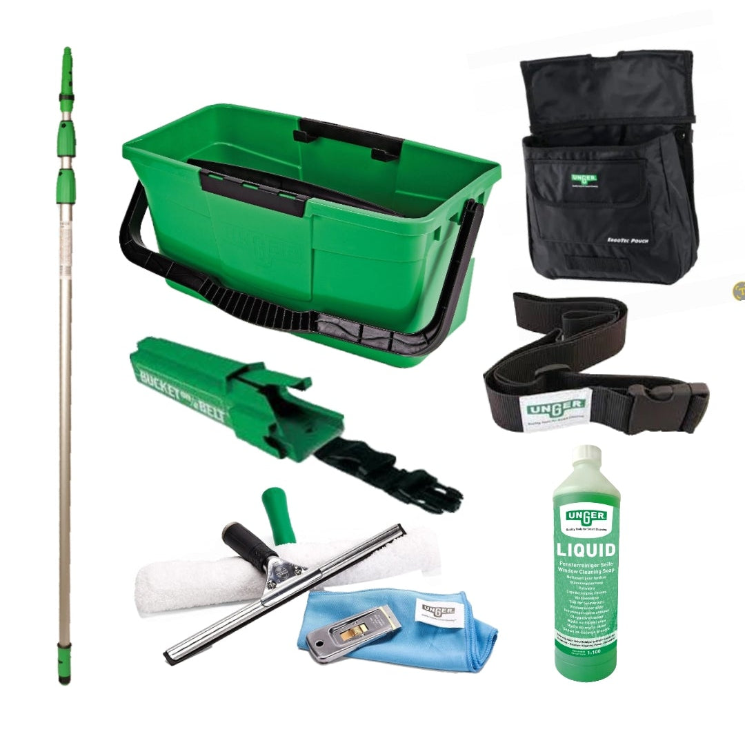 Unger Window Cleaning 10 Piece Kit