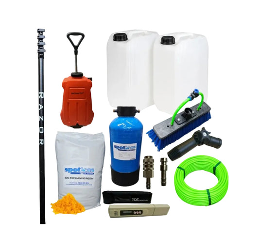 20L Go Clean Pro Backpack, Pole & Water Container Starter Kit