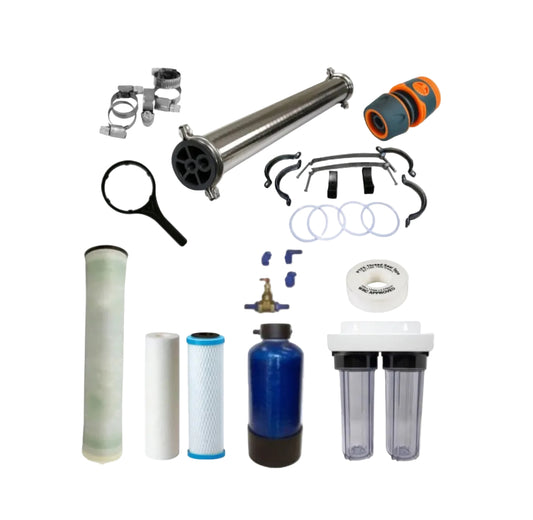 WATER FED POLE WINDOW CLEANING - 4 Stage 4021 RO System Inc Filters - Self Build