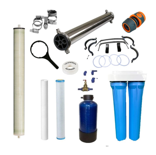WATER FED POLE WINDOW CLEANING - 4 Stage 4040 RO System Inc Filters - Self Build