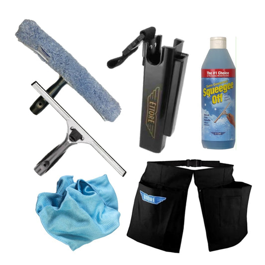 Ettore Pro Grip 6 In 1 Window Cleaning Starter Kit
