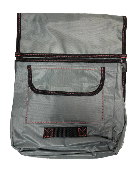Heavy Duty Pouch with Large Double Pocket, Front and Back Pocket