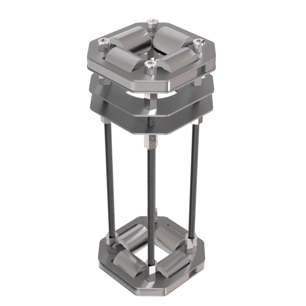 PowerUP Security Pulley Through Floor Roller Guide 4-Way
