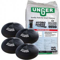 Unger HydroPower Quick-Change Resin Bags 6Ltr 4 Pack