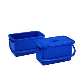 Spotless Blue Window Cleaning Bucket With Lid - 15 L