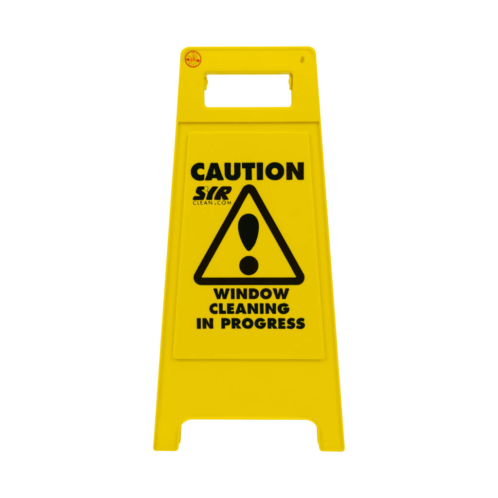 Window Cleaner At Work Safety Sign – Spotless Window Cleaning Supplies Ltd