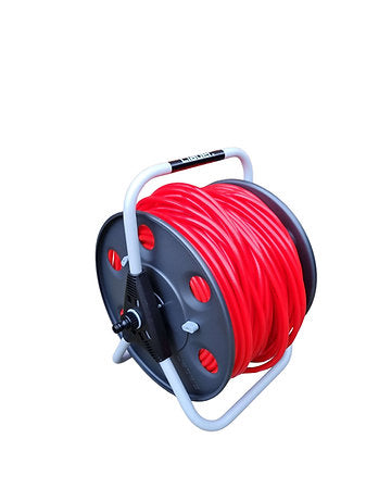 Metal Claber Reel With 100m of red hose
