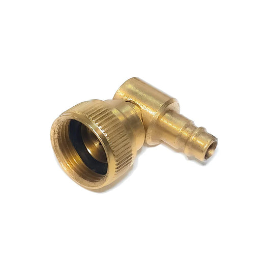 Brass 90° Series 26 Male to 3/4" Threaded Swivel Connector