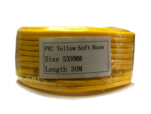 Pole Hose 30M Coil Yellow